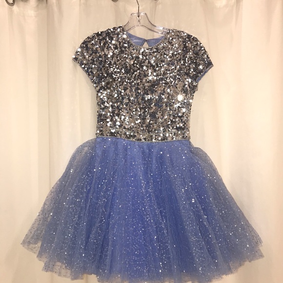 periwinkle cocktail dress